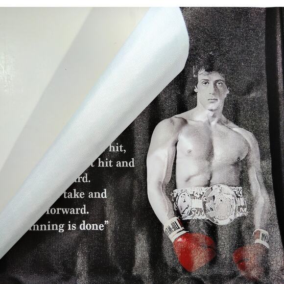 Rocky Balboa Motivational Quote Poster – Boxing Wall Art Print 18x12" (Unframed) - Picture 4 of 4